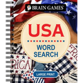 Brain Games - USA Word Search - Large Print