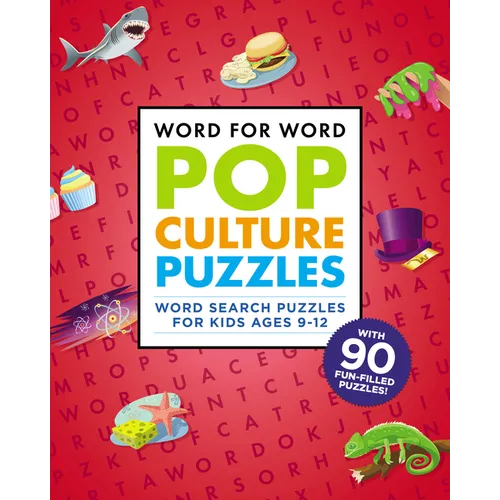 Word for Word: Pop Culture Puzzles: Word Search Book for Kids Ages 9-12