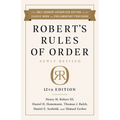 Robert's Rules of Order Newly Revised, 12th Edition
