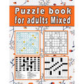 Puzzle book for adults Mixed: Large print Puzzle book! Soduko, word search, CodeWord and CrossWord 111 pages