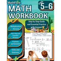 MathFlare - Math Workbook 5th and 6th Grade: Math Workbook Grade 5-6: Multiplication and Division, Fractions, Decimals, Place Value, Expanded Notation