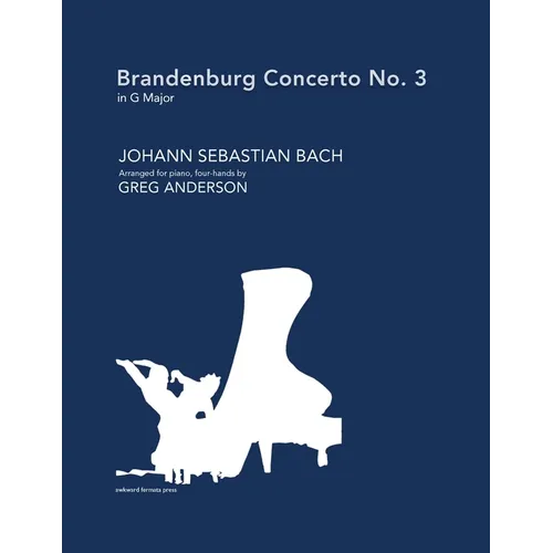 Brandenburg Concerto No. 3 in G major (arranged for piano, four-hands)