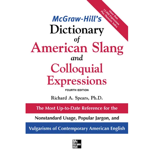 McGraw-Hill's Dictionary of American Slang 4e (Pb)