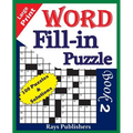 Large Print Word Fill-in Puzzle book 2