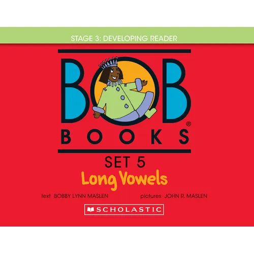 Bob Books - Long Vowels Hardcover Collection of 8 Stories Decodable Phonics Stories, Ages 4 and Up, Kindergarten, First Grade (Stage 3: Developing Rea