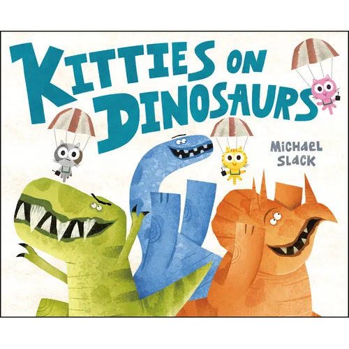 Kitties on Dinosaurs