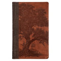KJV Bible Giant Print Standard-Size (Faux Leather Hardcover, Brown Tree)