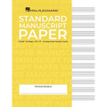 Standard Manuscript Paper Yellow Cover 12 Staves Per Page Hal Leonard Music Notation Guide for Composers and Students