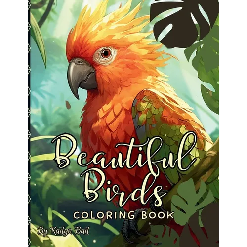 Beautiful Birds Realistic Coloring Book