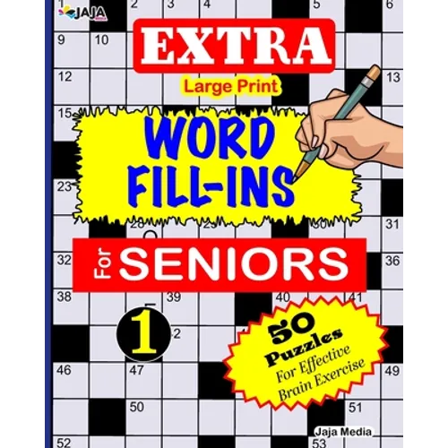 EXTRA Large Print WORD FILL-INS FOR SENIORS: Vol. 1