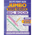 Jumbo Word Search: Big Book 30 Pt Font Size