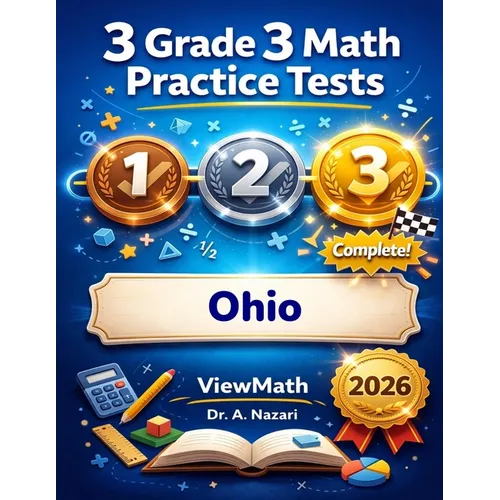 3 Ohio OST Grade 3 Math Practice Tests: Full-Length Test Prep with Detailed Answer Explanations