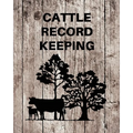 Cattle Record Keeping: Livestock Breeding and Production, Calving Journal Record Book, Income and Expense Tracker, Cattle Management Accounting Notebo