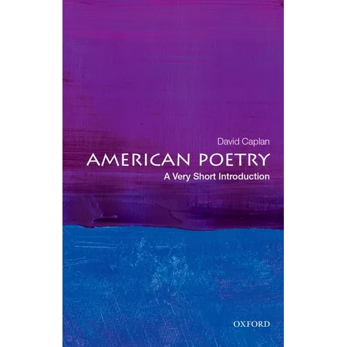 American Poetry: A Very Short Introduction