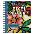 Brain Games - Pixel Pictures: 104 Pictures to Color by Squares