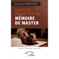 Guide de rédaction du mémoire de master