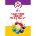 21 Color-coded melodies for Bell Set: Color-Coded visual for 8 Note Bell Set