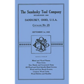 Sandusky Tool Co. 1925 Catalog: Catalog No. 25, September 1st, 1925