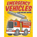 Emergency Vehicles Coloring Book: Kids Coloring Books