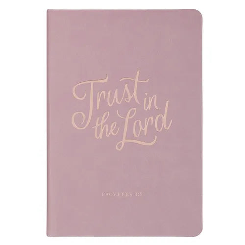 Journal Hardcover Purple Trust in the Lord Prov. 3:5