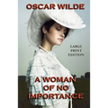 A Woman of No Importance - Large Print Edition
