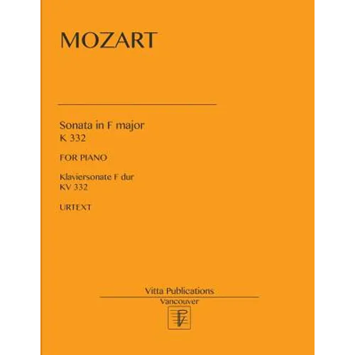Sonata in F major: K 332. Urtext