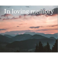 Condolence book for funeral landscape (Hardcover): Memory book, comments book, condolence book for funeral, remembrance, celebration of life, in lovin