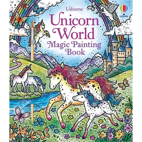 Unicorn World Magic Painting Book