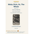 Moby Dick; Or, The Whale - Volume 1 of 2