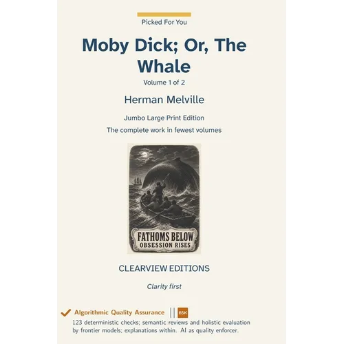 Moby Dick; Or, The Whale - Volume 1 of 2