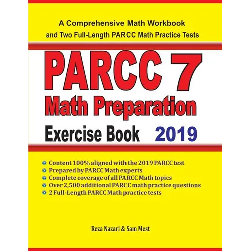 PARCC 7 Math Preparation Exercise Book: A Comprehensive Math Workbook and Two Full-Length PARCC 7 Math Practice Tests