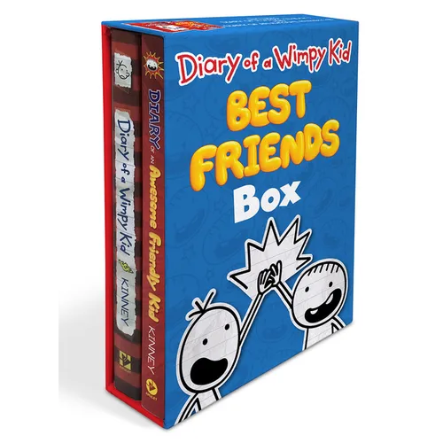 Diary of a Wimpy Kid Best Friends: 2-Book Hardcover Gift Set: Diary of a Wimpy Kid and Diary of an Awesome Friendly Kid
