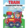 Train Coloring Book For Kids: 50 Trains Coloring Pages