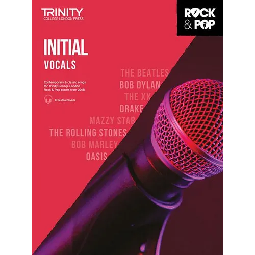 Trinity Rock & Pop 2018 Vocals Book with Online Audio