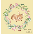 Woodland Baby Shower Guest Book (Hardcover)