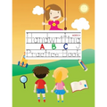 Handwriting ABC Practice Book: 100+ Blank Pages Alphabet Handwriting Practice Paper for kids: Preschool Writing Workbook with dotted lines Reading an