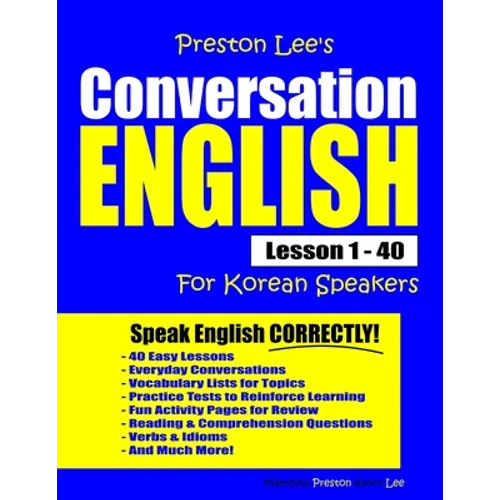 Preston Lee's Conversation English For Korean Speakers Lesson 1 - 40