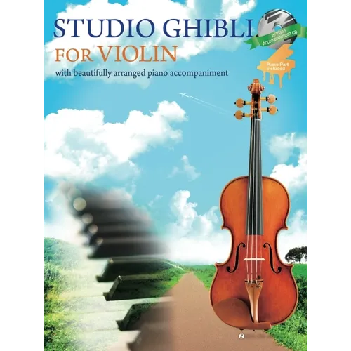 Studio Ghibli for Violin and Piano Book/CD