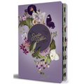 Biblia Reina Valera Letra Gigante, Tapa Dura, Flores Moradas, Con Cantos Pintados E Índice / Spanish Bible Reina Valera Giant Print, Hardcover Purple
