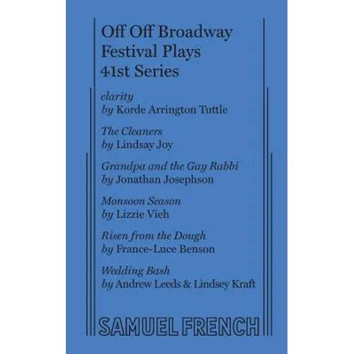 Off Off Broadway Festival Plays, 41st Series