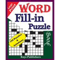 Large Print Word Fill-in Puzzle book