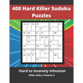 400 Hard Killer Sudoku Puzzles: Challenging Sum Sudoku puzzles for adults