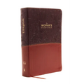 The NKJV, Woman's Study Bible, Fully Revised, Imitation Leather, Brown/Burgundy, Full-Color: Receiving God's Truth for Balance, Hope, and Transformati
