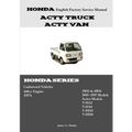 Honda Acty English Factory Service Manual