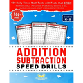 Addition Subtraction Speed Drills: 100 Daily Timed Math Tests with Facts that Stick, Reproducible Practice Problems, Digits 0-20, Double and Multi-Dig