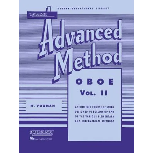 Rubank Advanced Method - Oboe Vol. 2