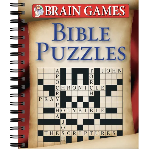 Brain Games - Bible Puzzles (Includes a Variety of Puzzle Types)