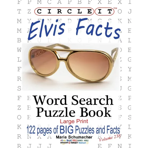 Circle It, Elvis Facts, Word Search, Puzzle Book