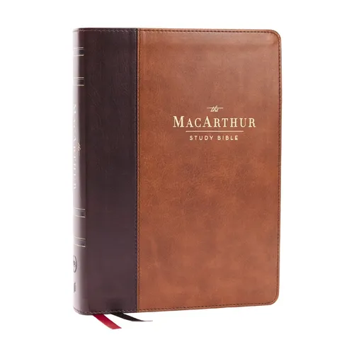 Lsb, MacArthur Study Bible, Brown Leathersoft, Comfort Print, Thumb Indexed: Unleashing God's Truth One Verse at a Time (Holy Bible, Legacy Standard B