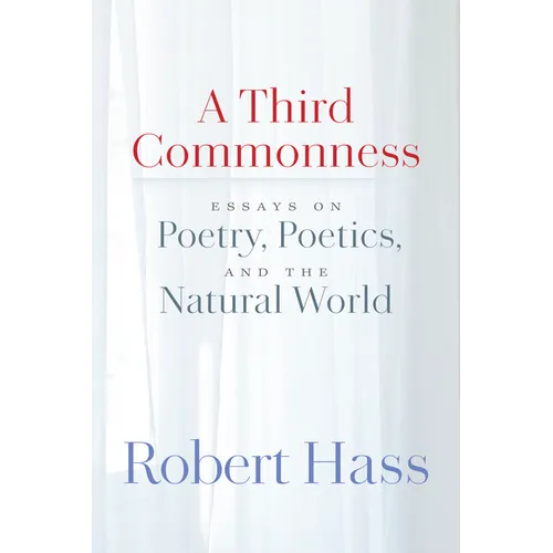 A Third Commonness: Essays on Poetry, Poetics, and the Natural World